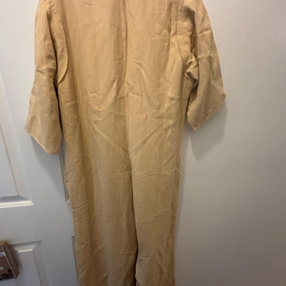 NWT Salvatore Ferragamo linen jumpsuit size 48, 12 US